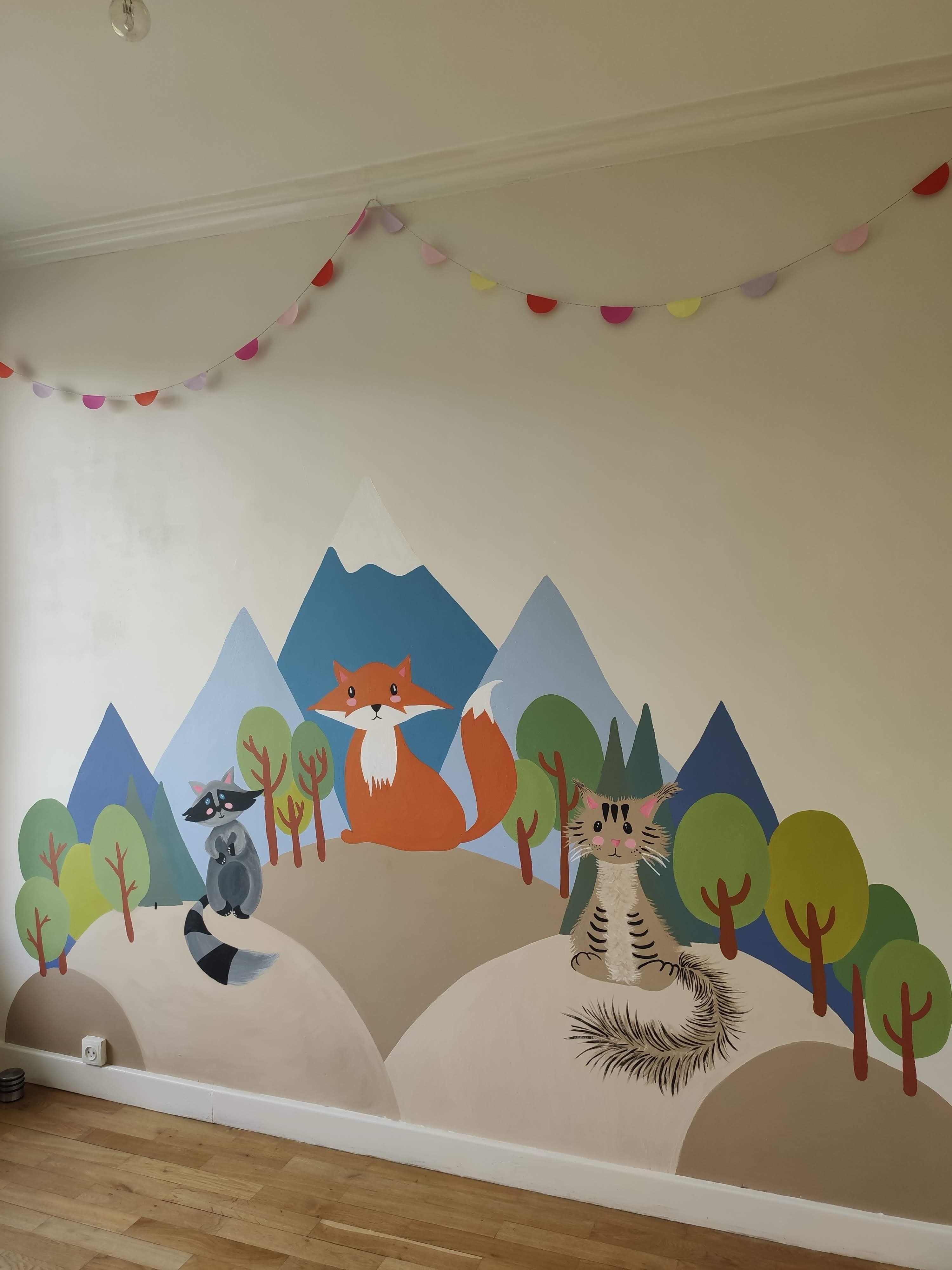 Chambre d’enfant - montagne - Vue 4