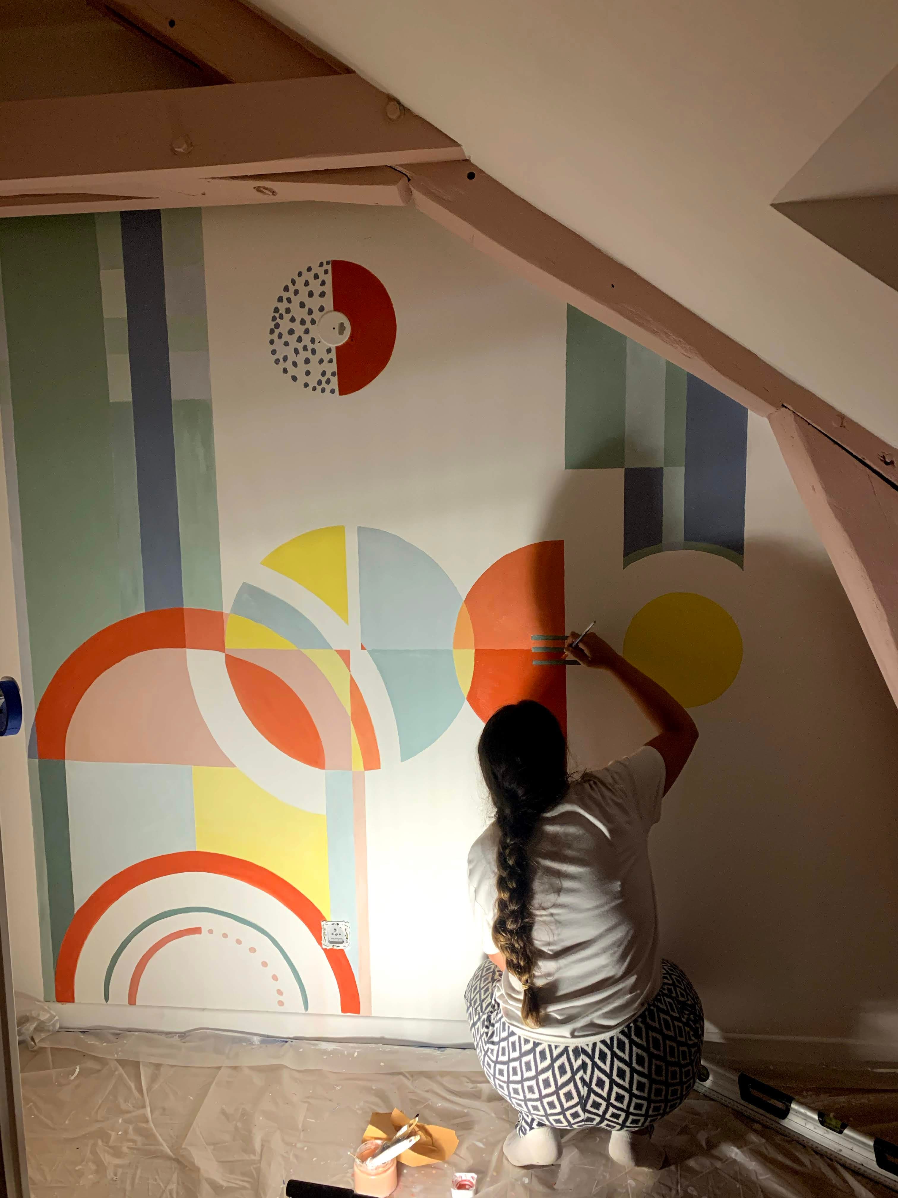 Chambre d’amis - Motifs géométriques