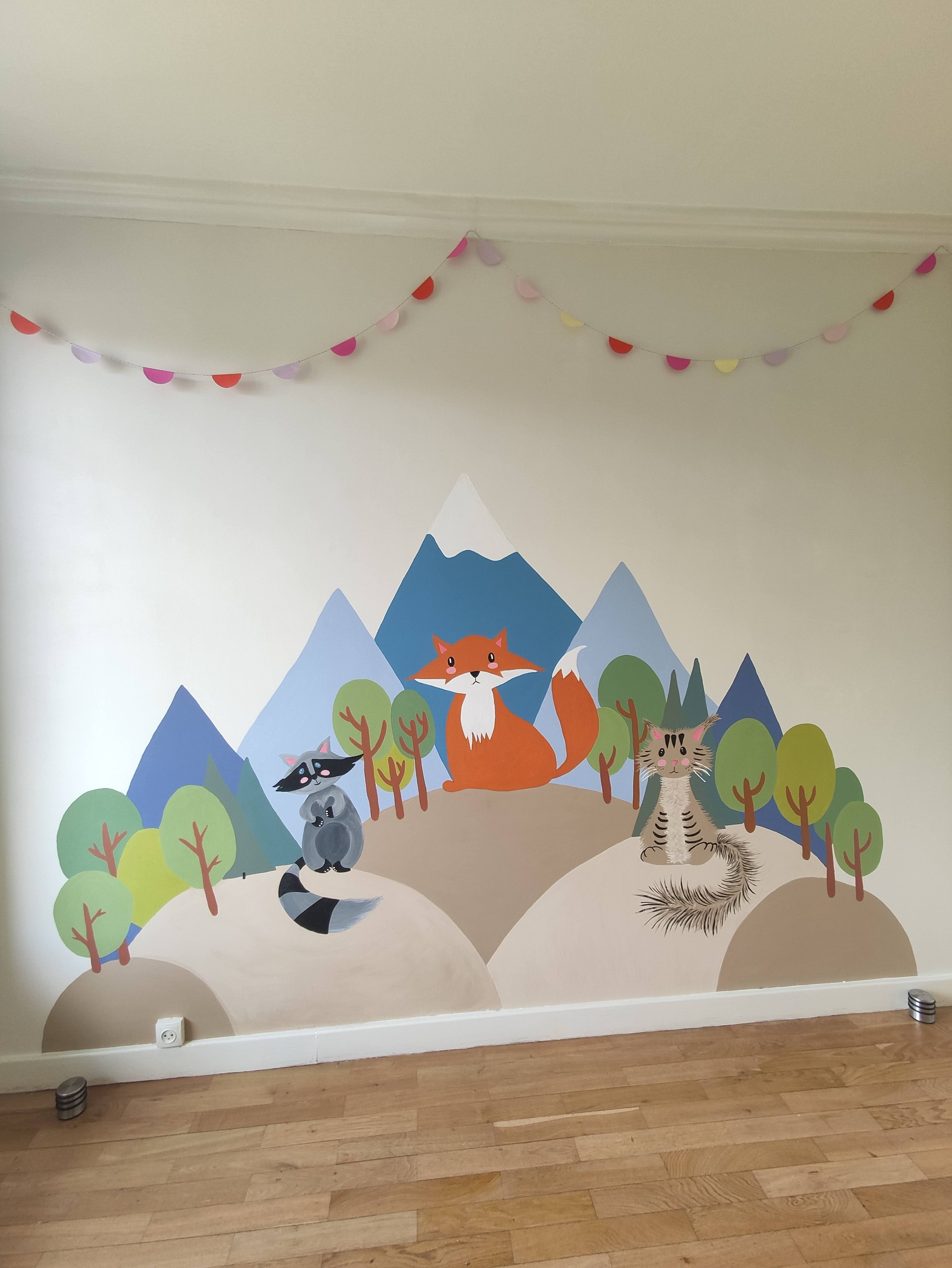 Chambre d’enfant - montagne