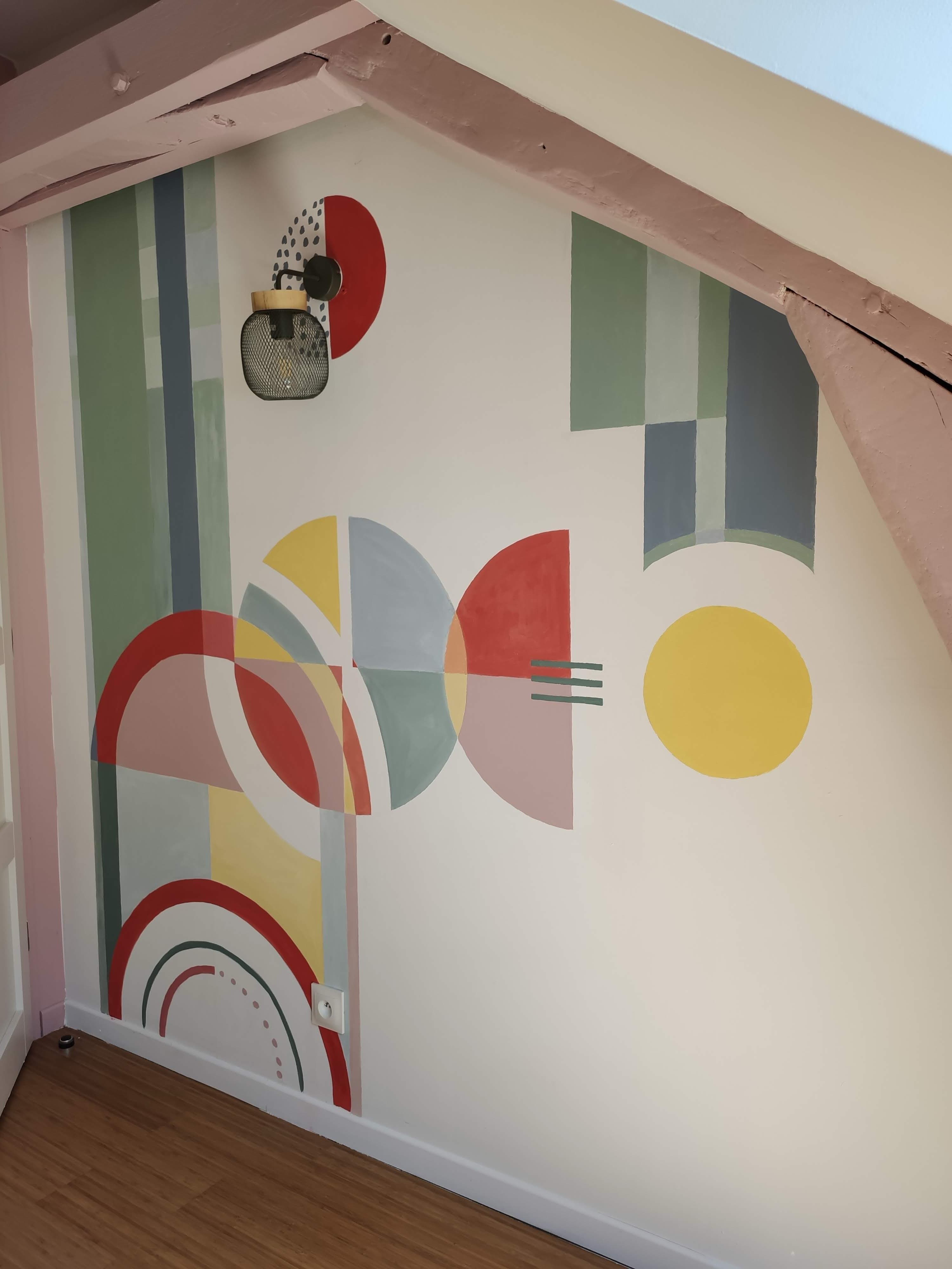 Chambre d’amis - Motifs géométriques - Vue 3