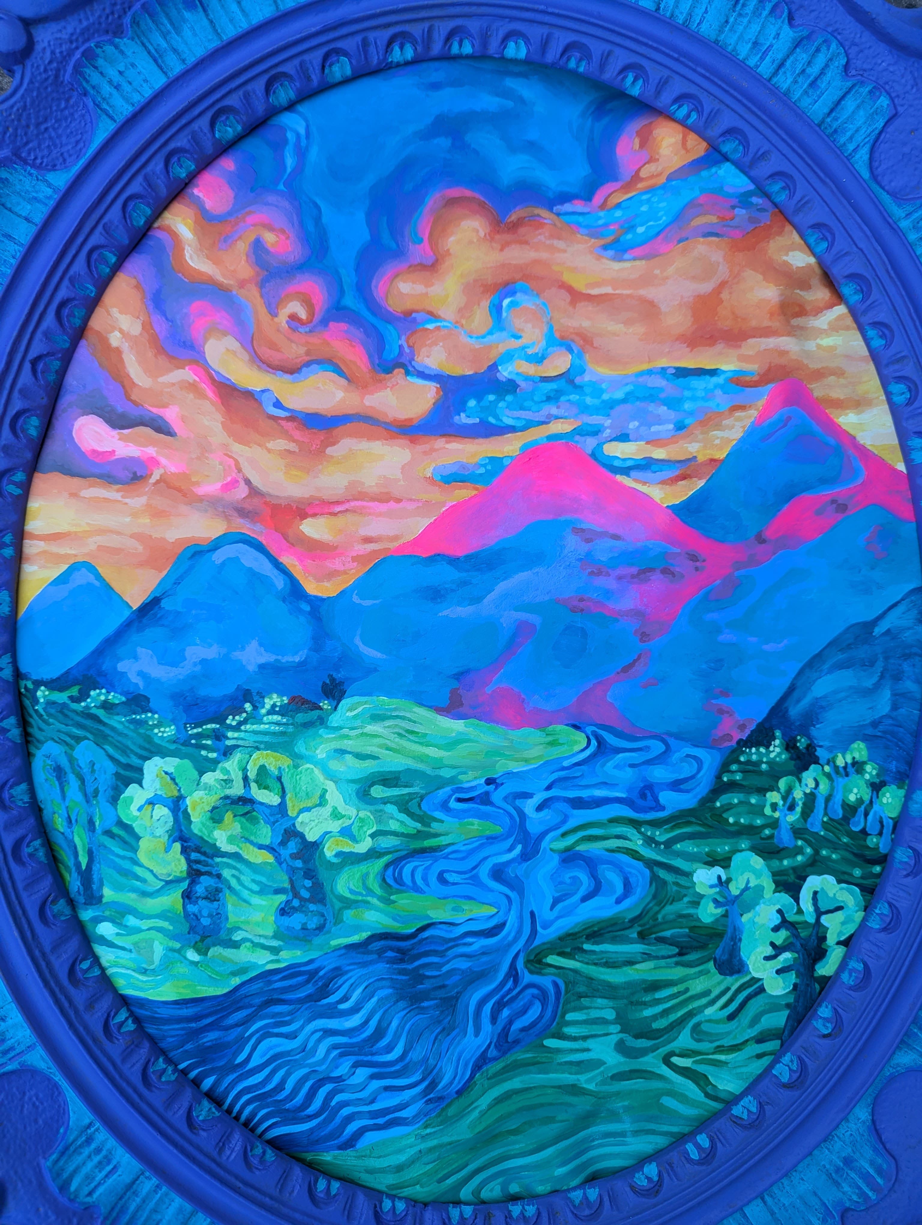 Ruisseau sous la montagne - Vue 5