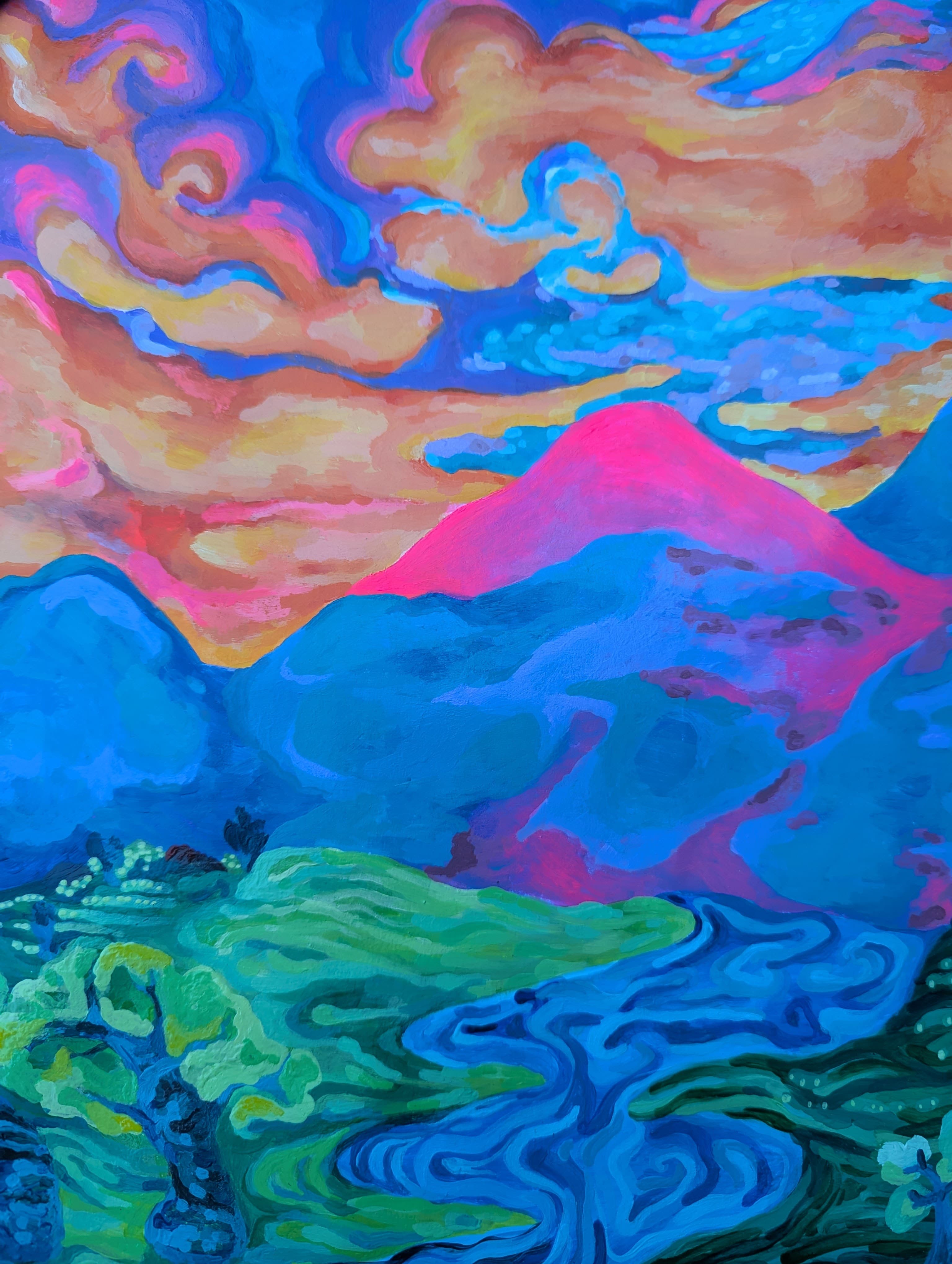 Ruisseau sous la montagne