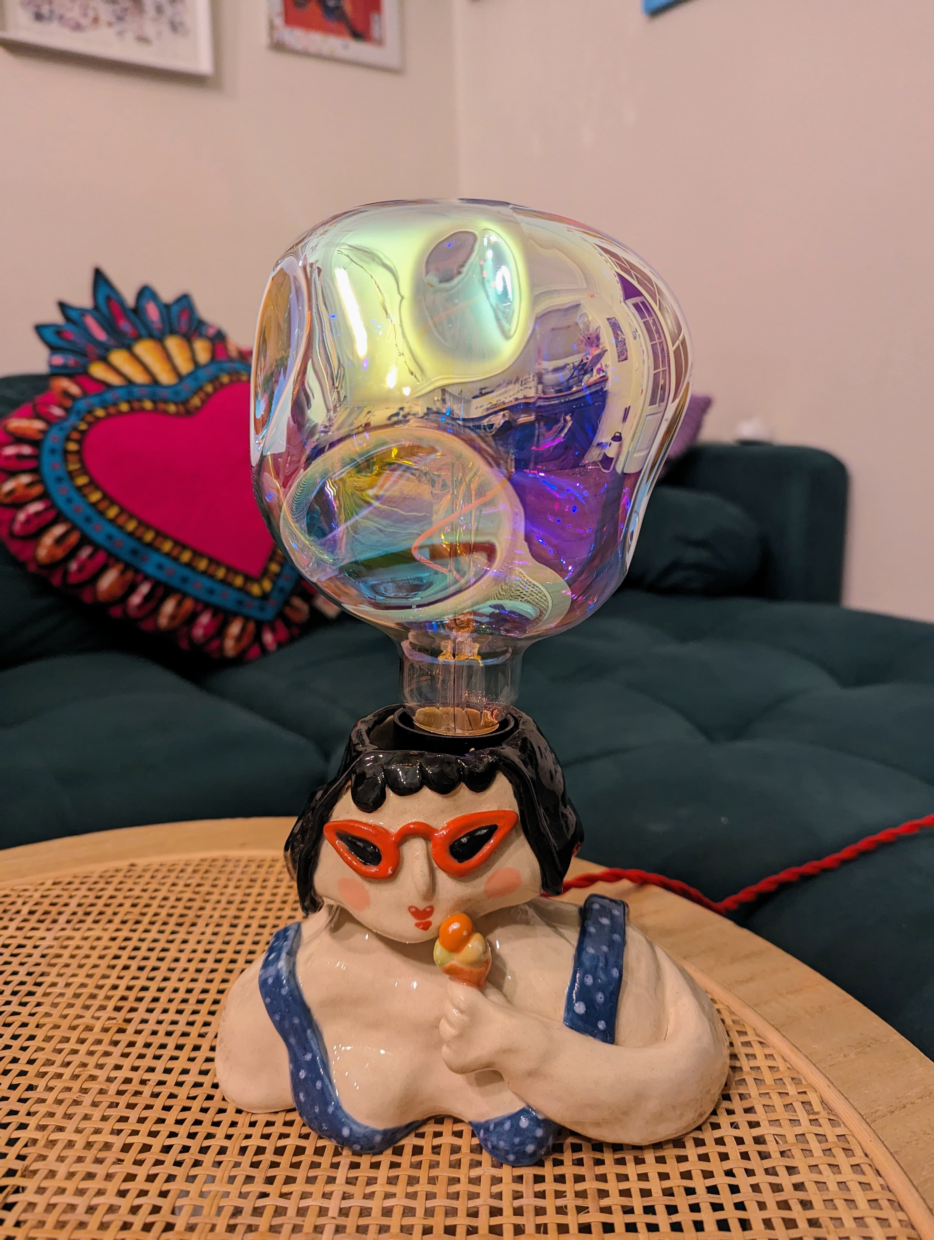 Lampe à poser - la baigneuse